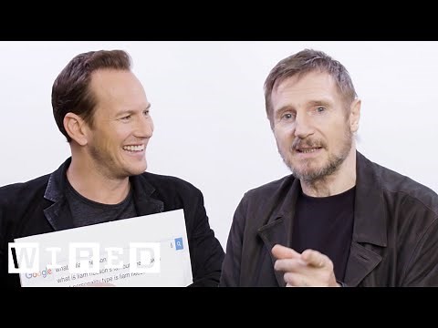 Liam Neeson & Patrick Wilson Answer the Web's Most Searched Questions | WIRED