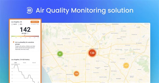 🌍 Monitor Air Quality with Clear, Real-Time Data Smog, emissions, or the need for transparency — air quality matters everywhere. With ThingsBoard, you can track it accurately and react instantly. ✔️ Connect any sensors (PM2.5, CO, NO₂, O₃, etc.) ✔️ Get real-time data and automatic alarms ✔️ See AQI maps, trends, and historical insights ✔️ Share public dashboards or keep full admin control ✔️ Scale from a few devices to city-wide networks 🏙️ Ideal for smart cities, industry, real estate, school