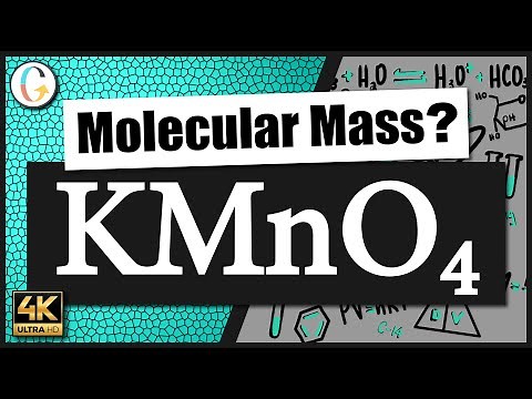 How to find the molecular mass of KMnO4 (Potassium Permanganate)