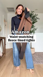 184K views · 751 reactions | Comment TIGHTS below to shop these waist-snatching fleece-lined tights from Amazon 朗 Tummy control + lifts the booty + 4 colors to choose from and SO WARM! These are a must under your dresses + skirts + pants, too! Direct URL: https://amzlink.to/az0joqv2ymBvj #fleecelinedwarmth #fleecetights #winteroutfits #winterstyle #founditonamazon | Lisa Robbins | Facebook