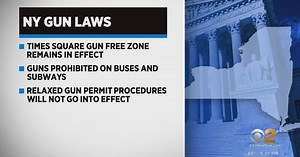 Judge says New York's new gun laws can temporarily remain in effect