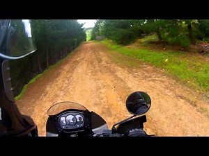 KLR 650 first off road ride
