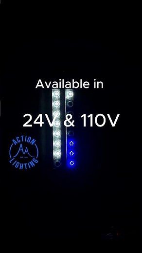 RGB+W LED Puck Lights with Dedicated White LEDs | No Controller Needed | 24V & 110V