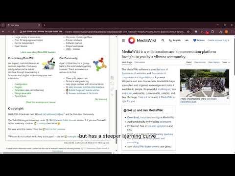 The Truth About DokuWiki vs MediaWiki