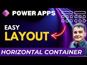 Creating Responsive Layouts with Horizontal Containers in Power Apps