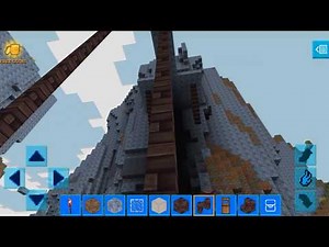 ПОСТРОЙКА: ДОМ В ГОРАХ С МОСТОМ | ИГРА RoboCraft: Building & Survival Craft - Robot World