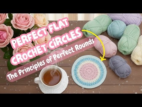 The Ultimate Circle Formula: Crochet Any Size with Ease.✨🧶