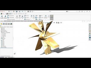 Solidworks fan blade design | Solidworks tutorial