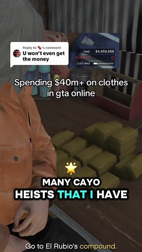 Replying to @🍫 I tried to buy all the clothes with the 40m I had on gta online and this is what happened…. #fyp #gta5 #gta5_funny #gtav #gta