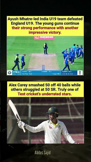 ayush mhatre leads india u19 to big win vs england 🏏