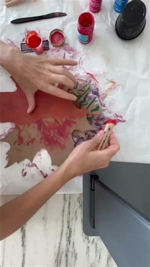 DIY Giant Fall Leaves 🍁 #diydecor #falldecor