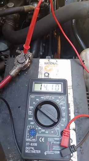 how to check your Car Alternator charging System.with a multi meter