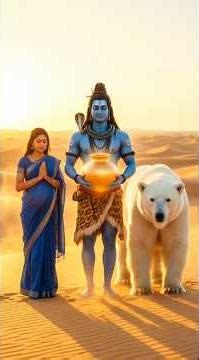 ✨ Pregnant Woman’s Divine Test! Shiva Appears with Golden Gift 🕉️ #Shorts #mahadev #tweening