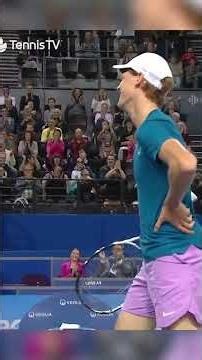 The last time Sinner played in Montpellier, he won this point vs Sonego 🎥 ‪@ATPTour‬ ‪@tennistv‬