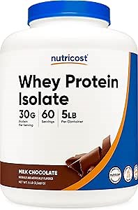 Nutricost Whey Protein Isolate Powder (Milk Chocolate) 5LBS