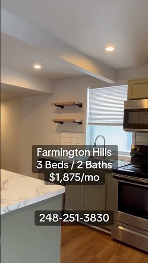 Farmington Hills Townhouse for Rent | $1,875/mo | Sneak Peek 👀
