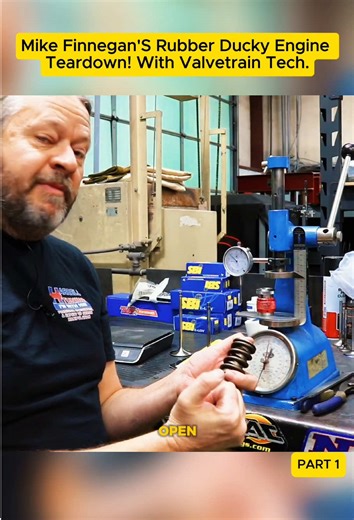 Mike Finnegan’s Rubber Ducky Engine Tear Down! With Valvetrain Tech. #engine #racing #rebuild #oldcars