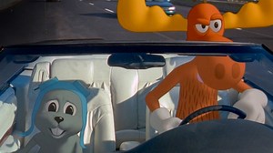 Finding Karen on the road | The adventures of Rocky and Bullwinkle