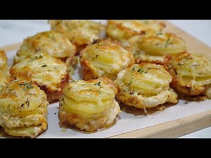 Mini Potato Stacks The Perfect Cheesy Side Dish