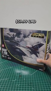 Here's a quick peek at kinetics f-16b model kit! 1/48 scale! Available on sale now through our Black November promotion! #modelplane #f16 #modelkit #kinetic #hobby #sunwardhobbies #Toronto #scalemodel #miniature #hobbystore | Sunward Rockets