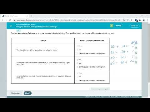 Using the Second Law to predict spontaneous change