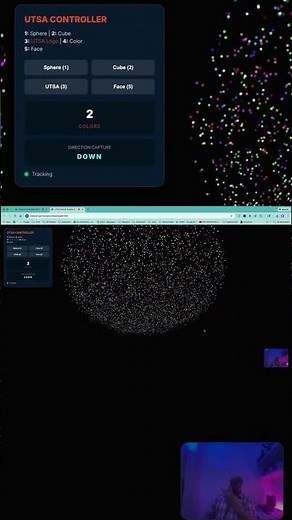 Control 3D Particles With Your Hand! (Three.js + MediaPipe Demo)