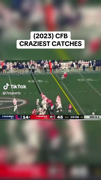 (2023) College Football Craziest Catches #collegefootball #craziestcatches #cfb