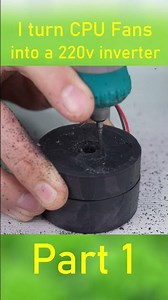 I turn CPU Fans into a 220v inverter part 1