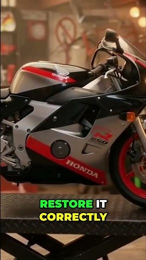 MC22 Collector's Dream Ride It Loudly! #freemanual #classichonda #cbr250rr #aivideo #mechanic