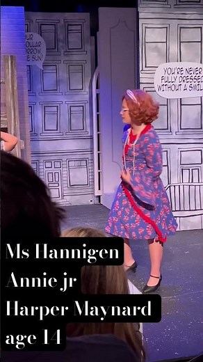 Ms Hannigen Annie jr #musicaltheater #broadway #broadwaymusical