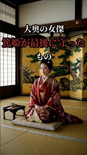 大奥の女傑 篤姫が、最後に守ったもの【江戸の真実】