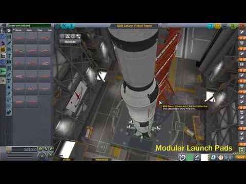 KSP Modular Launch Pads Assembly Guide for BDB Saturn V