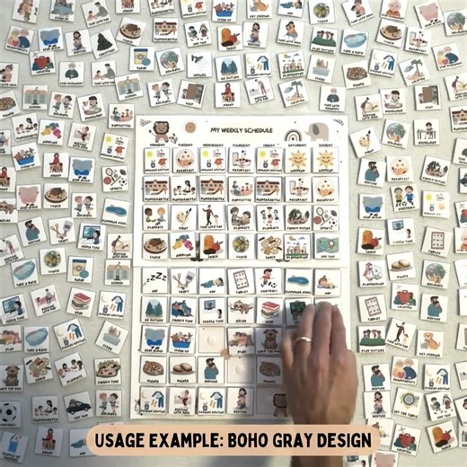 Kids Weekly Visual Schedule: Toddler Routine Chart (digital Download) - Etsy Australia