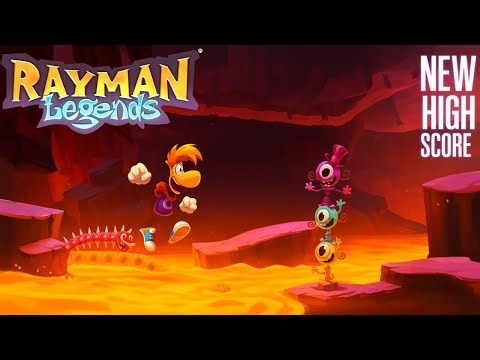 Dragon Slayer SPEEDRUN! Rayman Legends Invaded Level Gameplay