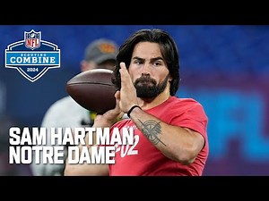 Sam Hartman's FULL 2024 NFL Scouting Combine On Field Workout