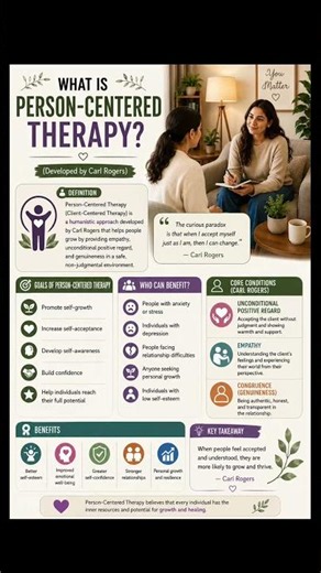 Person-Centered Therapy, a humanistic counseling approach developed by Carl Rogers.