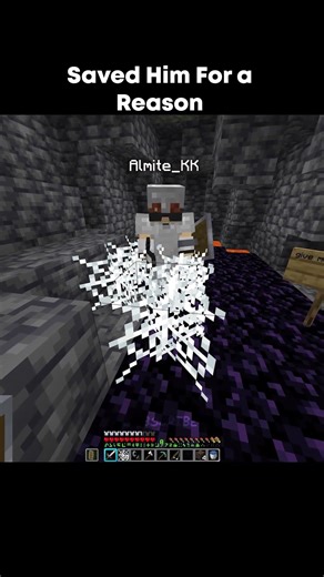Saved Him For a Reason #minecraft
