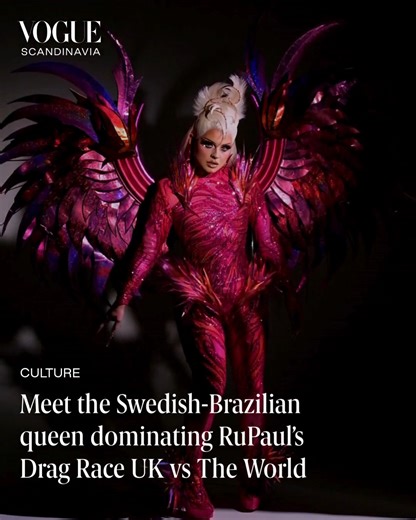 https://vogue-scandinavia.visitlink.me/UAkZ2i With RuPaul’s Drag Race UK vs The World Season 3 in full swing, we sit down with one of the show's stars, Swedish-Brazilian queen Fontana, to trace her journey – and her experience competing on the iconic series. Read the full story with her at the link. | Vogue Scandinavia