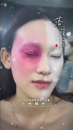 Step by Step Chinese Opera Makeup Tutorial | Good vs Evil | Shorts