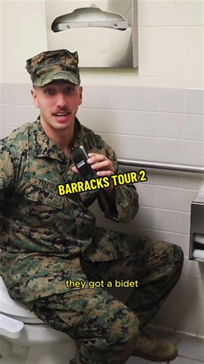 USMC Barracks Tour Part 2 | Full version on YouTube LINKED IN BIO #military #fyp #militarylife