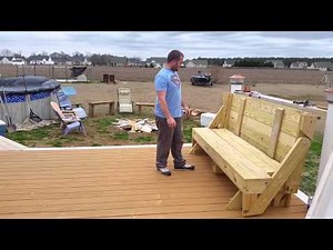 Folding Picnic table, to bench