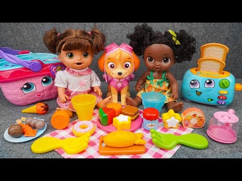 92 Minutes Satisfying with Unboxing Doll Kitchen Furniture Play Set Review Toys | ASMR