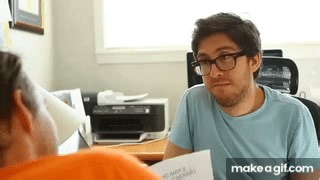 Jake and Amir: Itinerary on Make a GIF