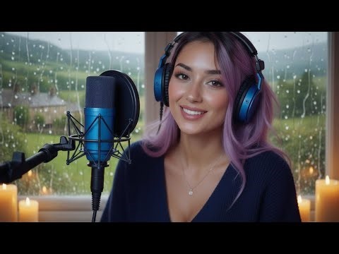 [1 HOUR] ASMR Sleepy Trigger Words 😴 with Rain Sounds 🌧️