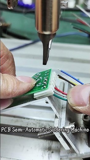 Semi-automatic soldering machine