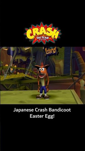 Japanese Crash Bandicoot Easter Egg in Crash Tag Team Racing! | #CrashBandicoot