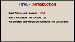 HTML- 00 - Introduction to HTML.mp4