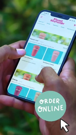 It's so easy to fall in love with online ordering!! Get points for free smoothies today!! | Planet Smoothie