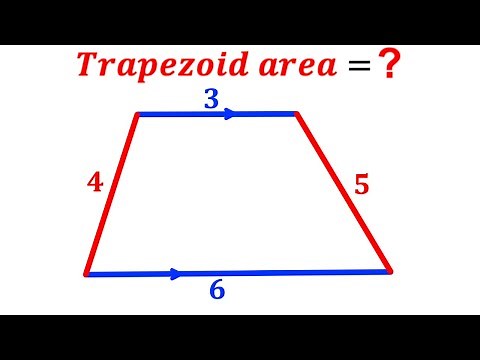 Can you find area of the Trapezoid? | (Trapezium) | #math #maths | #geometry
