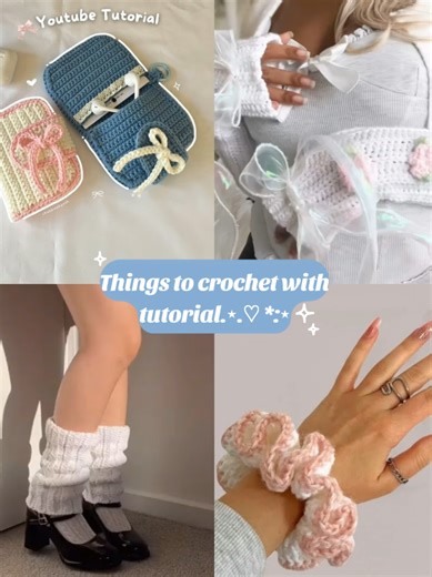 4 Creative Crochet Ideas with Easy Tutorials